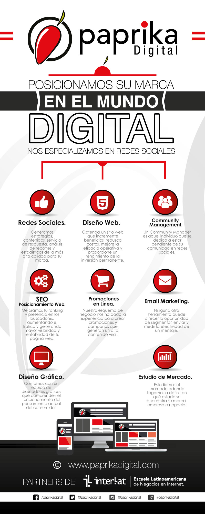 POSICIONAMOS SU MARCA EN EL MUNDO DIGITAL. - Paprika Digital, agencia de marketing digital