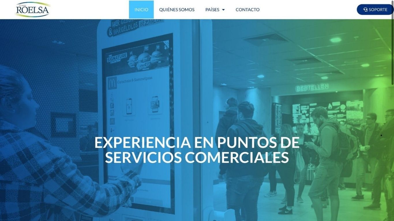 Experiencia de usuario intuitiva en sitio web corporativo