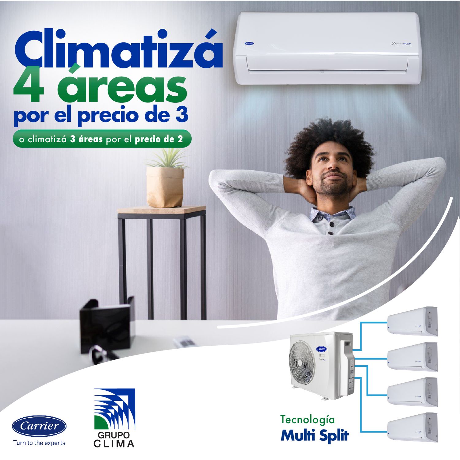 Proyecto de gestion de redes sociales para Clima Ideal realizado por Paprika Digital