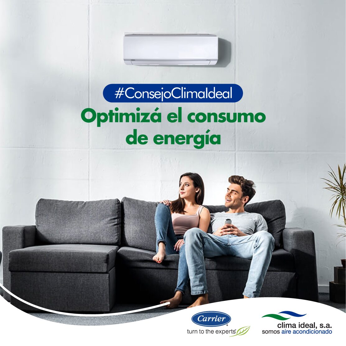 Ejemplo de gestion de redes sociales para Clima Ideal, agencia de marketing digital en Costa Rica