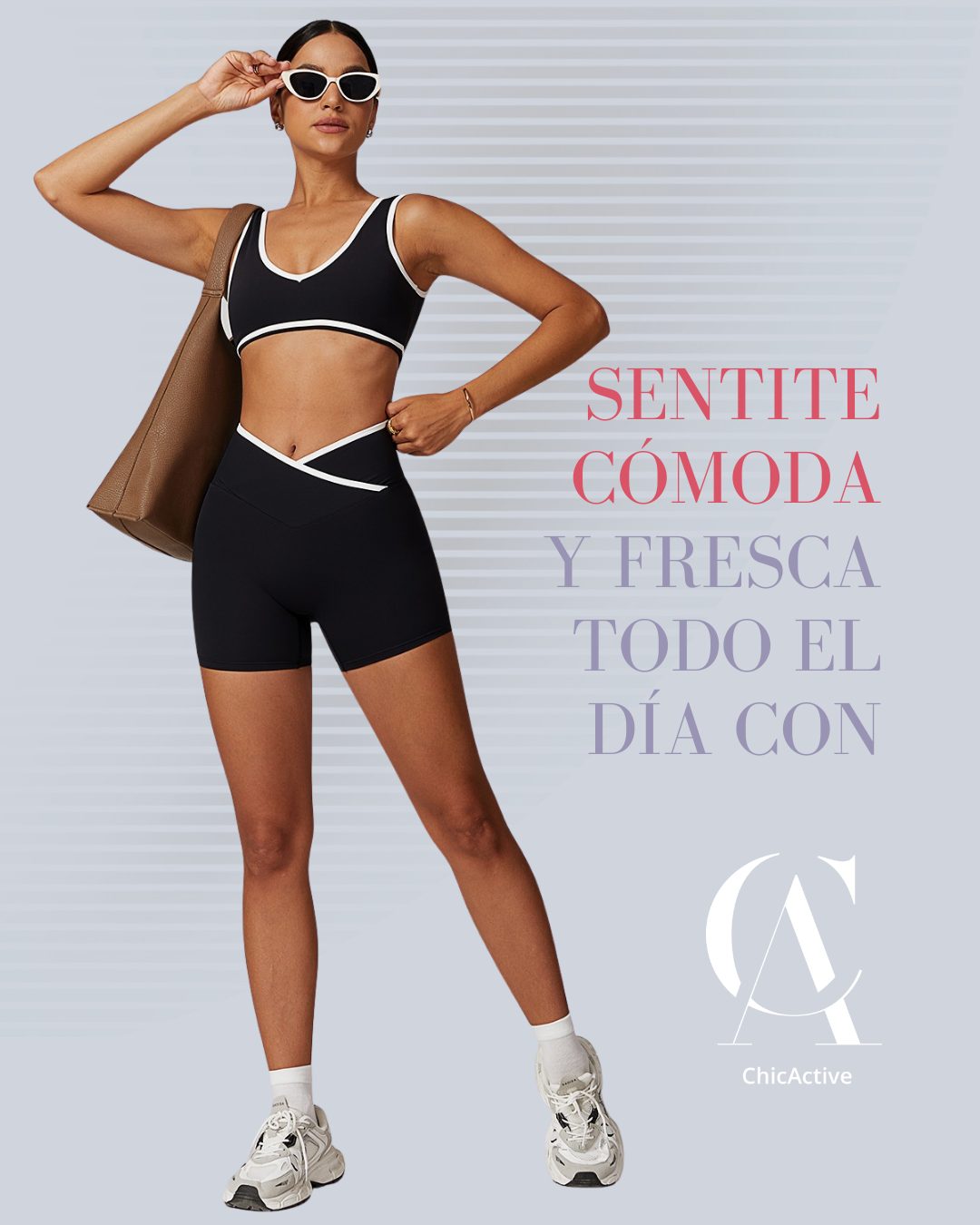 Trabajo de gestion de redes sociales para Chic Active hecho por el equipo de Paprika Digital
