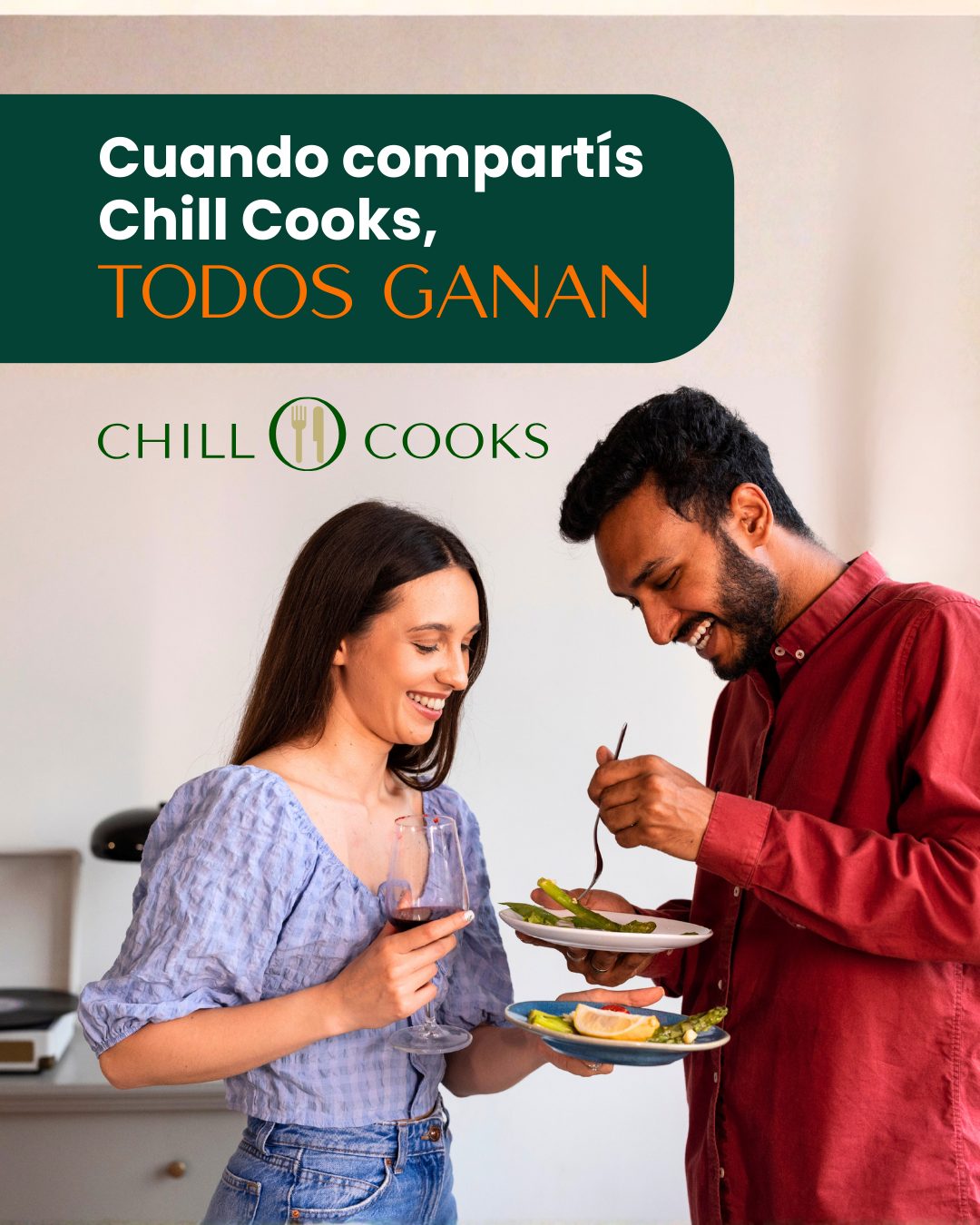Resultado de gestion de redes sociales para Chill Cooks desarrollado por Paprika Digital