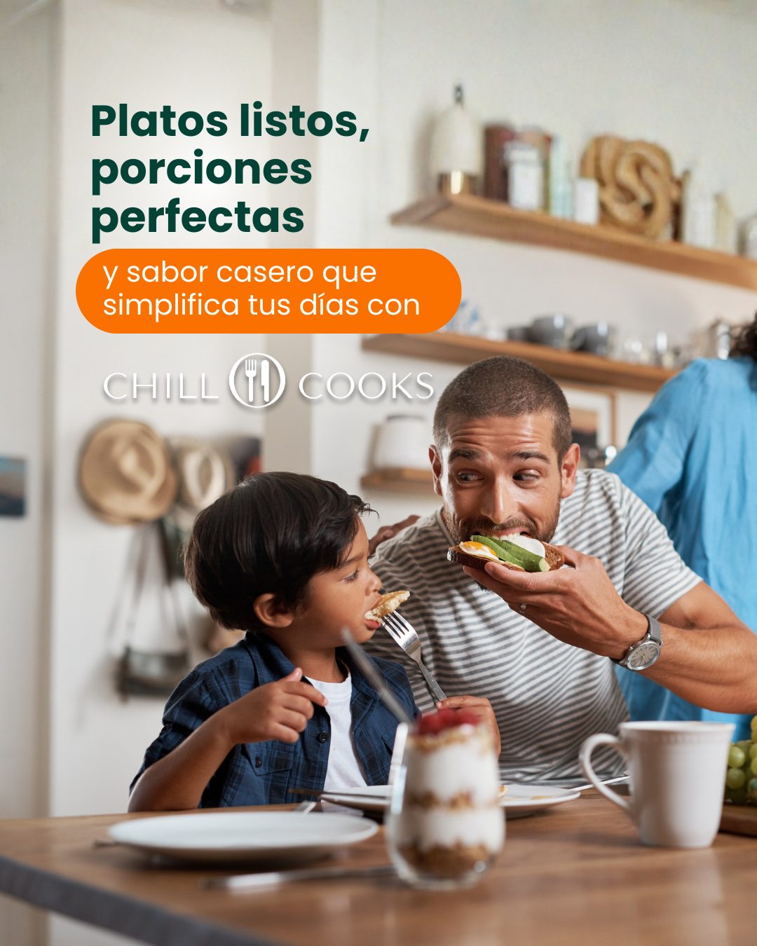 Ejemplo de gestion de redes sociales para Chill Cooks, agencia de marketing digital en Costa Rica