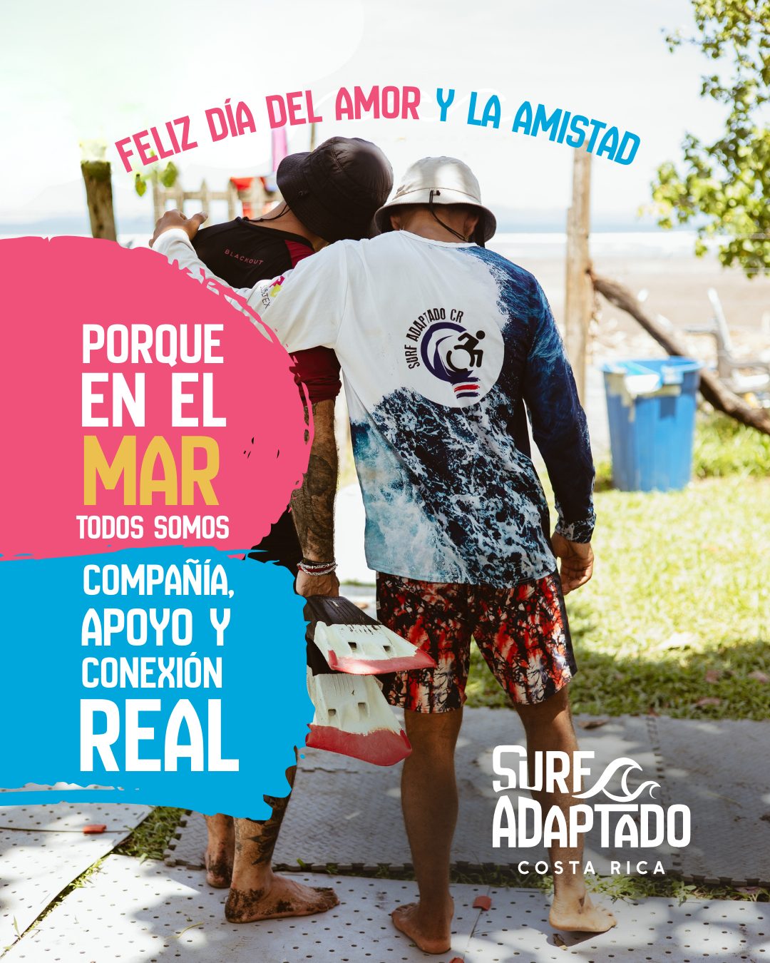 Trabajo de gestion de redes sociales para Surf Adaptado hecho por el equipo de Paprika Digital