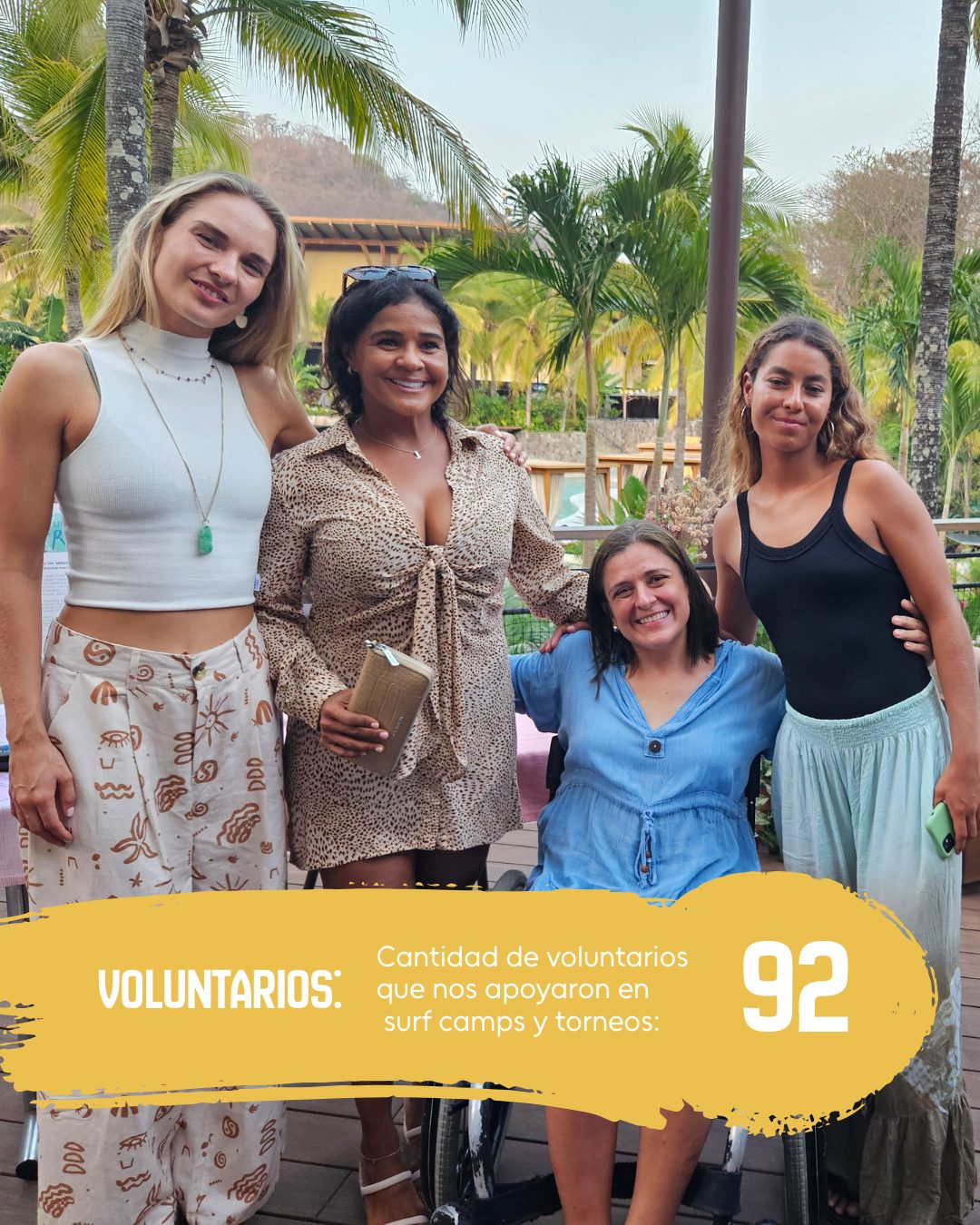 Trabajo de gestion de redes sociales para Surf Adaptado hecho por el equipo de Paprika Digital
